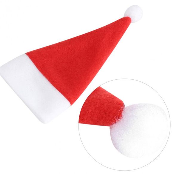 

горячий продавать рождество hat silverware держатель xmas мини красный санта клауса ножевые decor сумка партии милый подарок hat нож вилка п