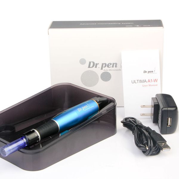 Sistema Microneedle Dr. Pen A1-W sem fio Auto ajustável Needle Comprimentos 0,25 milímetros-3,0 milímetros 5 Velocidade elétrica Dermapen CE