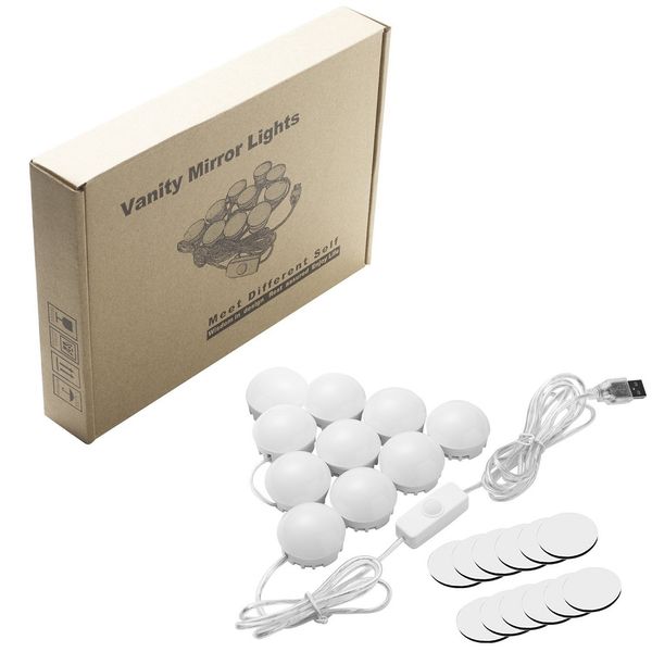 Makeup Mirror Lighting Fixtures S Promo Codes Deals 2018 Hollywood Style Led Vanity Mirror Lights Kit With 10 Dimmable Light Bulb Usb Powered Lighting Fixture Strip For Makeup Dressing Room