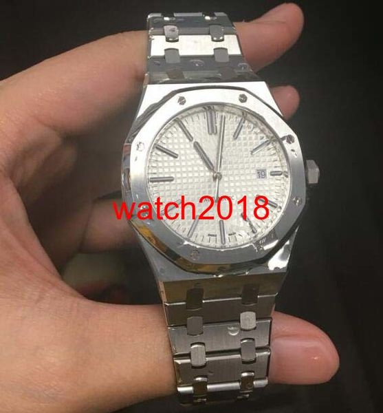 

luxury watch 15400 st.0o.1220st.02 white silver stainless steel bracelet 15400st automatic mens watch men watches men's watch quality, Slivery;brown