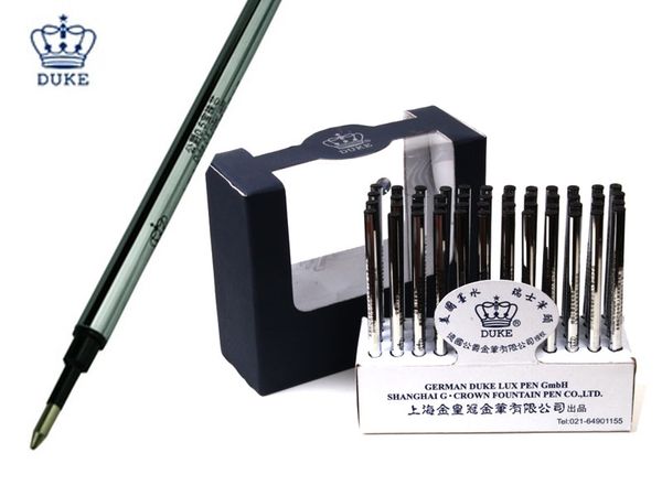 

черная ручка-роллер заправки 0.5 наконечника длина 103 мм / 111 мм duke гель пополнения бесплатная доставка, Black;red