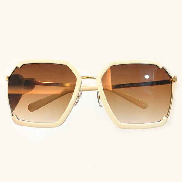 

luxury women sunglasses brand metal mix acetate frame sun glasses fashion designer oculos de sol feminino with original packing, White;black