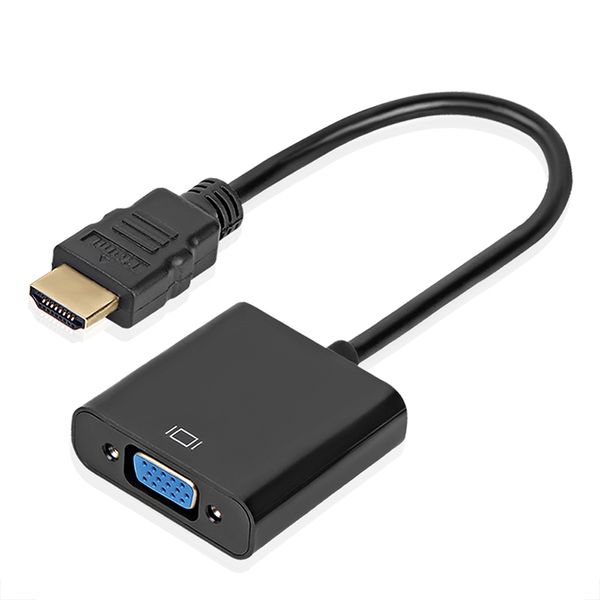 

hdmi to vga adapter male to famale converter adapter 1080p digital to analog video audio for pc laptablet xbox 360 ps4 pc
