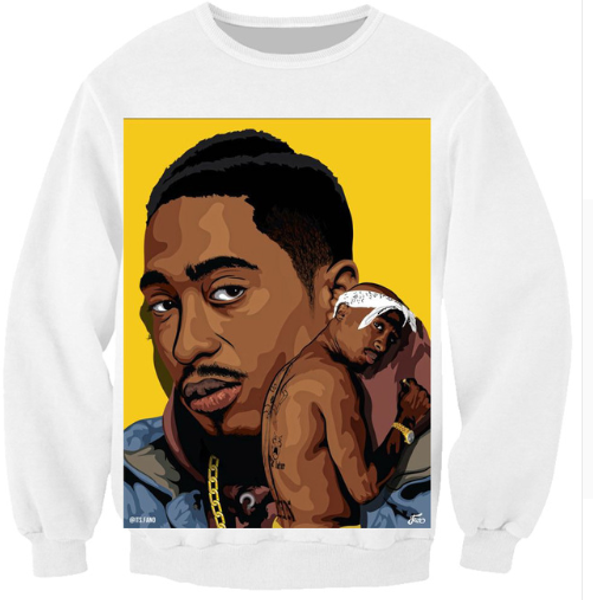 

fashion men/women 2pac tupac shakur 3d printed sweatshirt summe style fashion casual sweatshirt s-xxxxxxxxl b123, Black