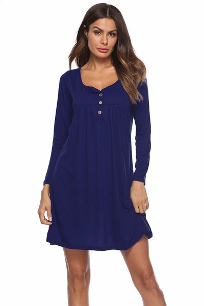 

women's wear autumn and winter 2018 long sleeved dress, Black;gray