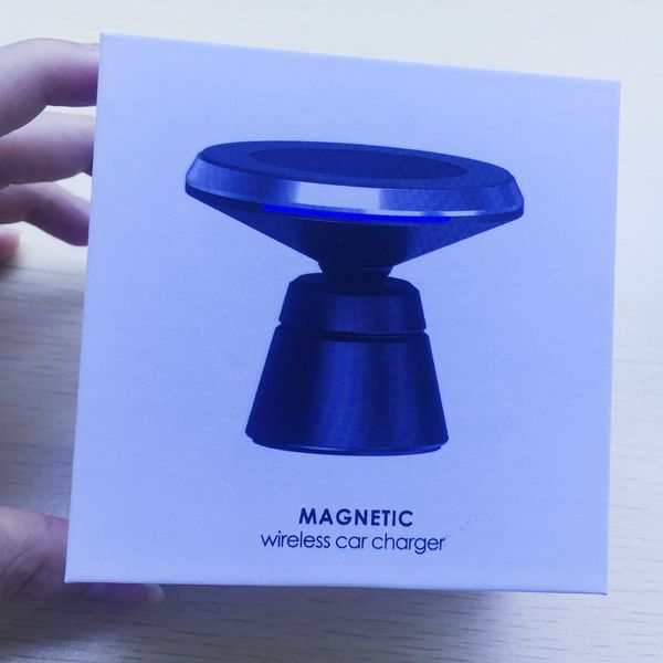 

Wireless Car Charger Holder 360 Degree Rotation Car Holder Qi Wireless Fast Charger Pad For iphone X 7 8 plus Samsung S8 Plus 2017 2018