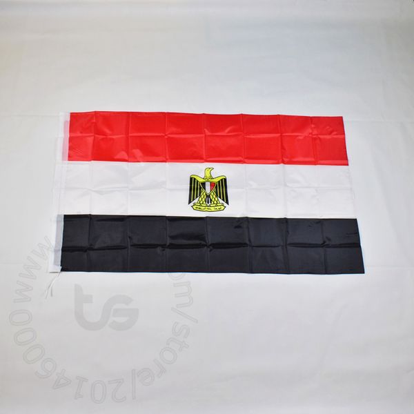 

Египет национальный флаг Бесплатная доставка 3x5 FT/ 90*150 см висит Египет национальн