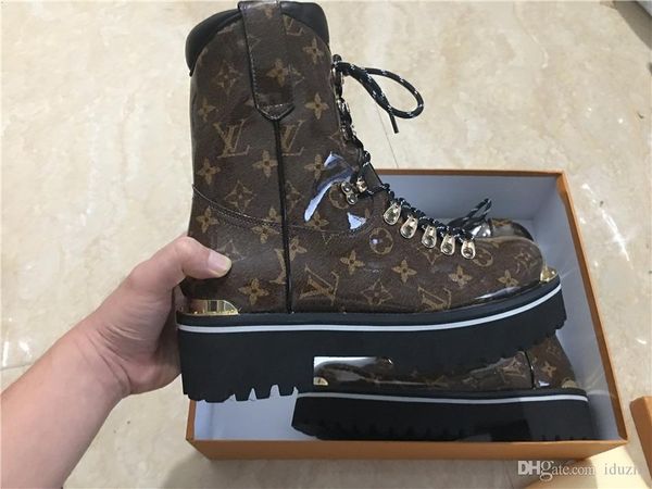 

18ss t boots men women autumn winter nubuck leather ankle boots fashion british lace-up cowboy casual men shoes, Black