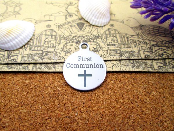

40pcs--"first communion"stainless steel charms more style for choosing diy charms pendants for necklace, Bronze;silver