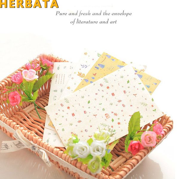 

herbata 10 pcs/lot korea cute cartoon mini colorful paper envelope kawaii small baby gift craft envelopes for wedding letter