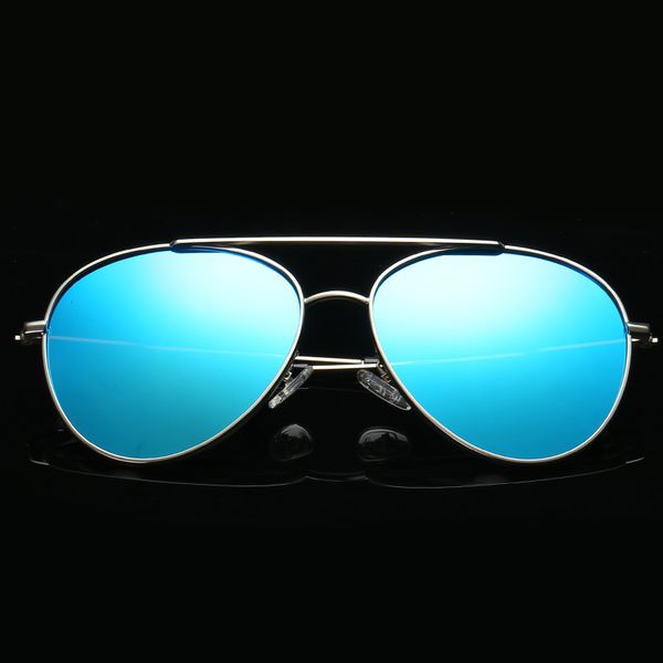 

1pcs classic pilot sunglasses designer brand mens men womens sun glasses eyewear gold metal 58mm tac lenses, White;black