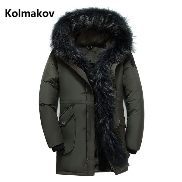 

2018 winter men and women classic down jacket men's fashion 90% white duck down jackets casual thickening parkas coat men, Black