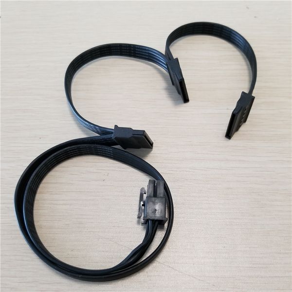 

10pcs/lot haiyun km3 series sata module hige quality power cable 6pin ide to 3 x sata adapter splitter cable