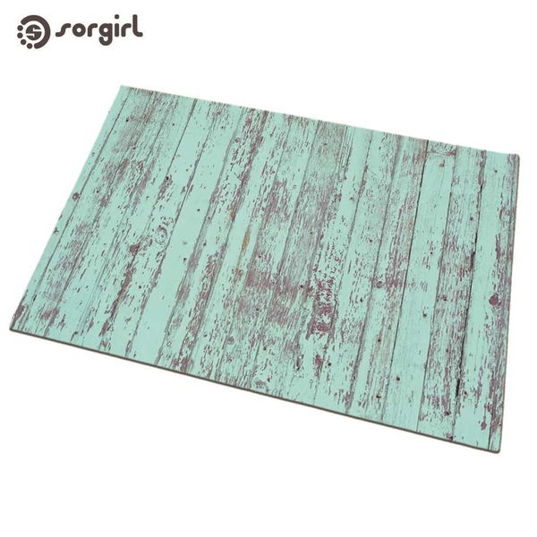 

blue artificial wood grain retro doormat front door mats carpet entrance indoor eco-friendly natural non-slip floor mat