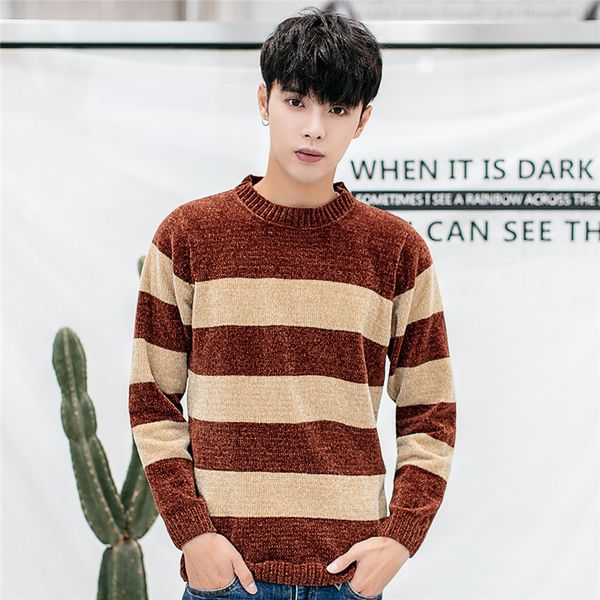 

male sweaters hit color patchwork mens sweater round neck knitted long sleeve pullover autumn winter male sweaters, White;black