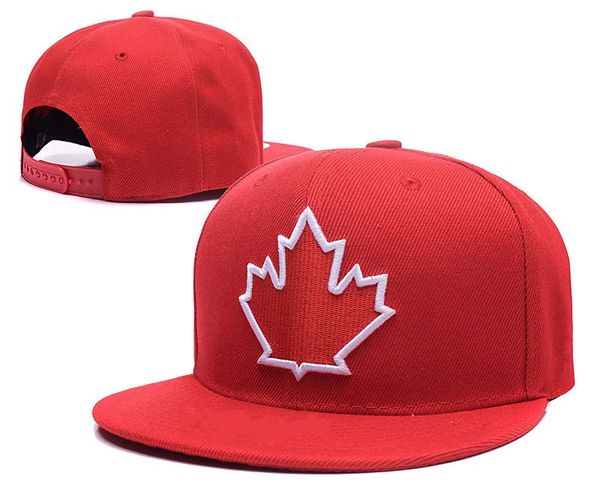

Новое Поступление Торонто Snapback Шапки Красный Цвет Вышитые клены Логотип команды