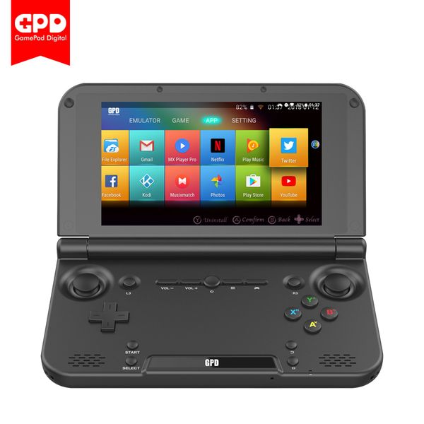 

New original gpd xd plu 5 5 inch 4 gb 32 gb android 7 0 cpu mt8176 hexa core handheld game con ole lap black