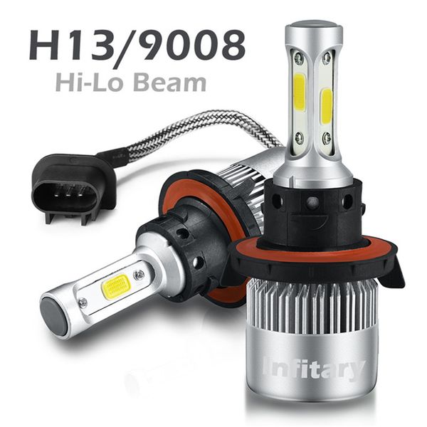

infitary h13 9008 led автомобилей headllight привет-lo луч света 72 вт 8000lm 6500 к 12 в / 24 в авто фары лампы