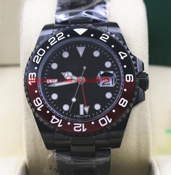 8 цветов модные часы хорошего качества 40 мм GMT 116710 116713 116718 116619 черный PVD корпус Азия 2813 механические автоматические мужские часы