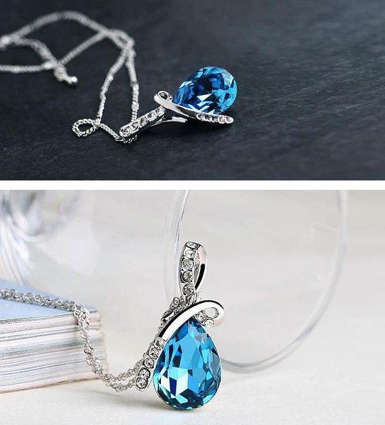 

2018 women make it crystal pendant european and american wholesale jewelry, Silver