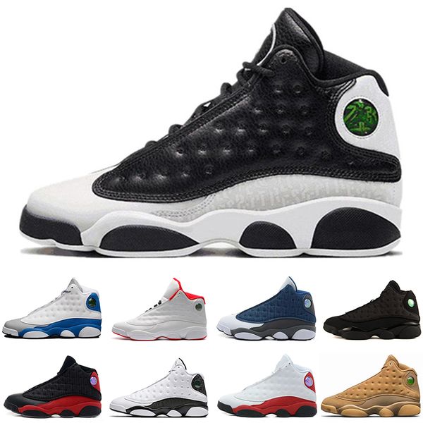 

hyper royal 13s mens basketball shoes olive sneakers white blue black cat alititude green basket ball trainer 13 sports footwear, White;red