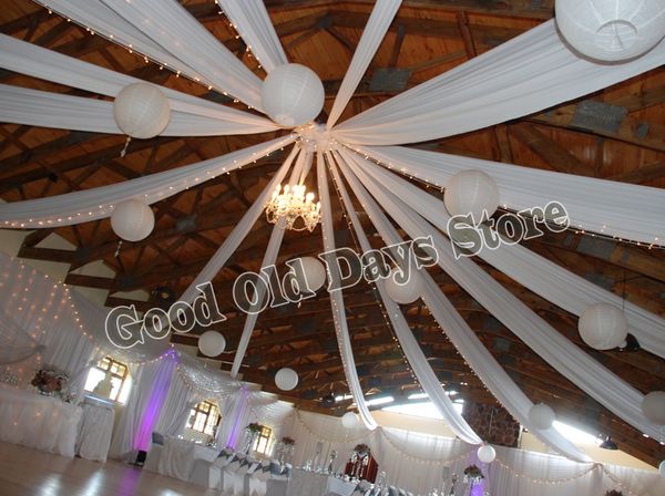 2020 16m X 0 7m White Ceiling Drape Canopy Drapery Wedding Party