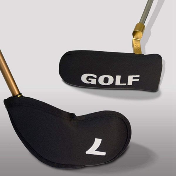 

2018 10pcs golf club head covers iron putter protective head cover headcover protector set outdoor sports golf accessories