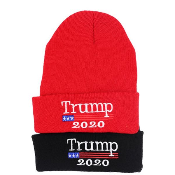 

trump 2020 beanies cap re-election keep america great letter knitting hats embroidery winter warm hat sports cap christmas gift, Blue;gray