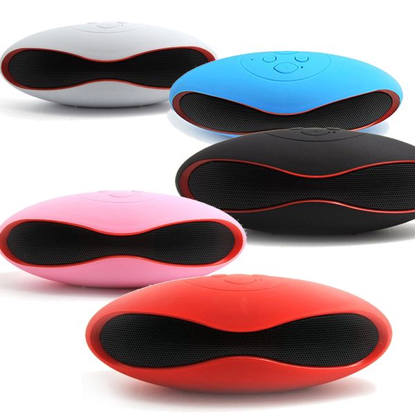 

Mini X6 Rugby Bluetooth Speaker X6u Portable Wireless Stereo Speakers X6U Hands-free V3.0 Audio MP3 Player Subwoofer With U Disk TF Card DHL