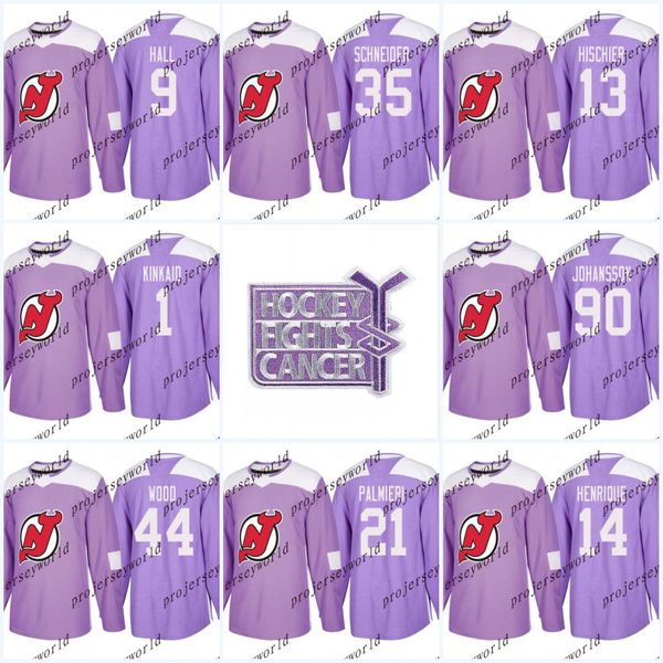 

Womens 30 Martin Brodeur Purple Fights Cancer Practice New Jersey Devils 9 Taylor Hall 13 Nico Hischier 35 Cory Schneider Hockey Jerseys