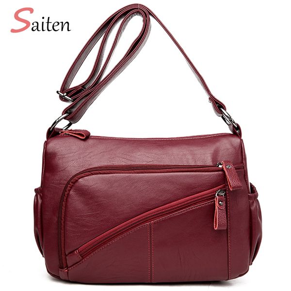 

women's shoulder bag famous brands fashion women messenger bag leather crossbody bags bolso mujer de marca famosa