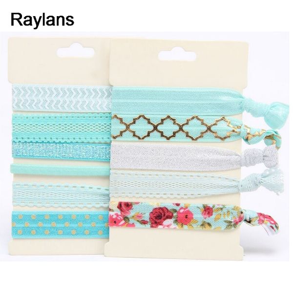 

raylans fashion women knotted elastic hair rope ponytail holder bracelets hair ties
