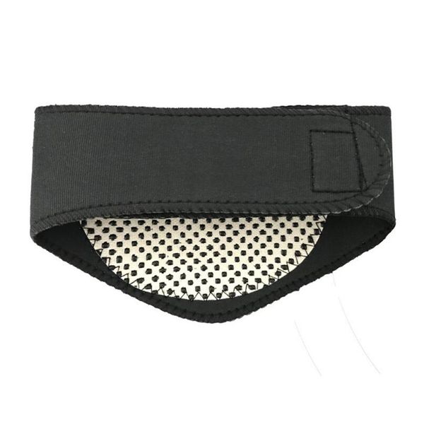 Nuova assistenza sanitaria Riscaldamento autonomo Tourmaline Magnetic Neck Heat Therapy Support Belt Wrap Brace Massager LX3396