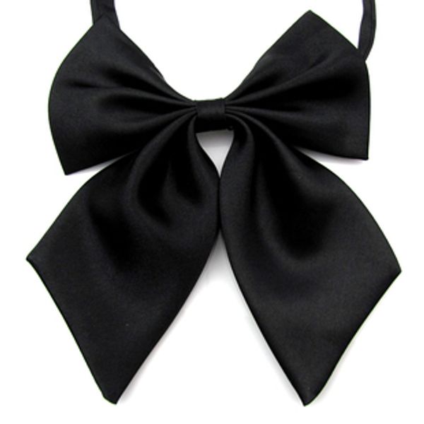 

2018 solid bow tie knots women's butterflies butterfly bowtie, Black;blue