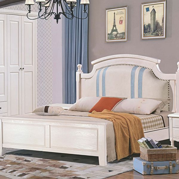 2019 American Light Luxury Solid Wood Bed Double 1 8 M Single 1 5 European Minimalist Modern Wedding Bed Master Bedroom Princess Bed From Huacaijiaju