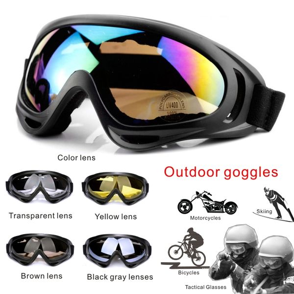 

ski glasses outdoor eyewear tactics windproof sand control glasses be applicable motorcycles bicycles skiing mountaineering 5 colors