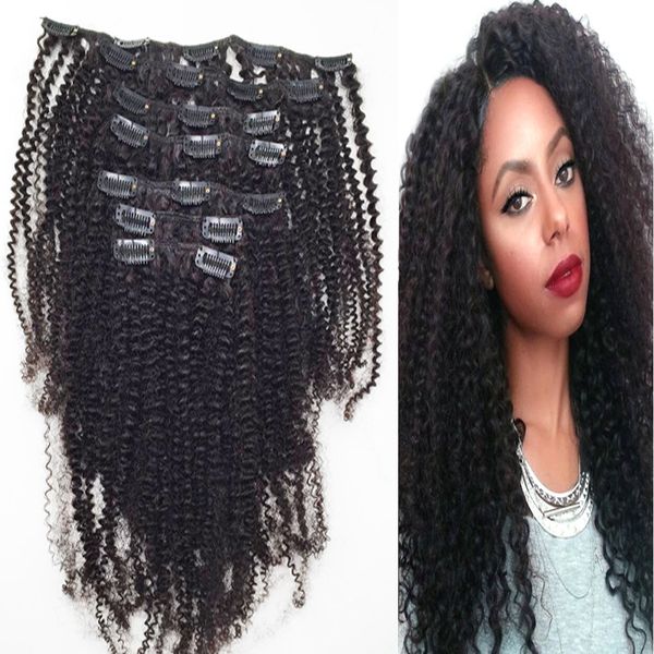 Kinky Curly Hair Weave Bundles Well Clip In Brazilian Extensions