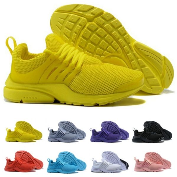 

wholesale presto 5 br qs yellow black white mens sneakers women running shoes men sports runner trainer designer shoes, White;red