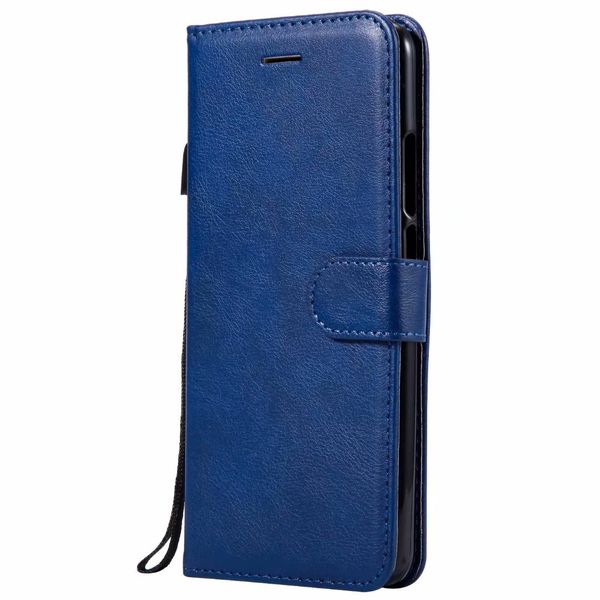 

wallet case for huawei y7 flip back cover pure color pu leather mobile phone bags coque fundas for huawei enjoy 7 plus