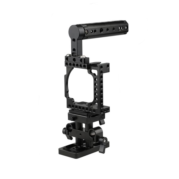 

camvate клетка с qr baseplate обновления для sony кодекса a6600 a6500 a6400 a6300 a6000 пункт: c1796