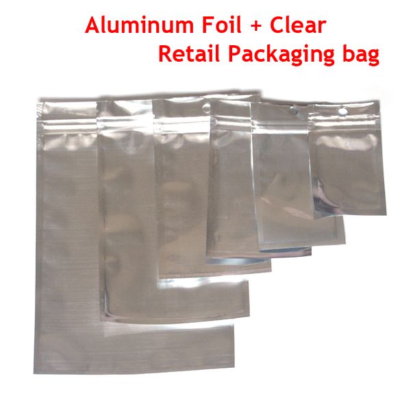 

Fast Shipping Aluminum Foil Clear Resealable Valve Zipper Plastic Retail Packaging Pack Bag Zip Lock Ziplock Bag Retail Package