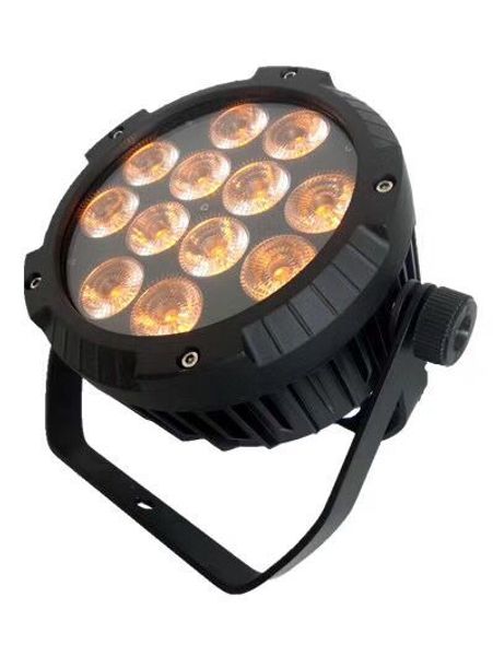 2 peças à prova d 'água LED PAR CAN 12X15W RGBWA 5IN1 DMX512 Estágio ao ar livre Iluminação PAR IP 65 paragem