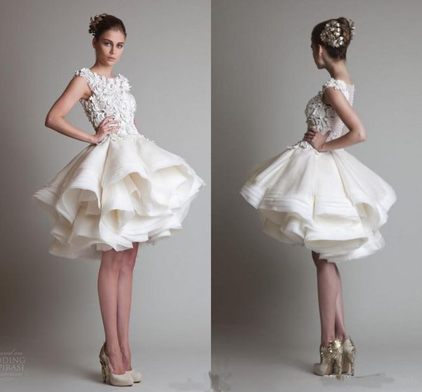 Discount 2019 Cheap Bateau Wedding Dresses Short A Line Beach