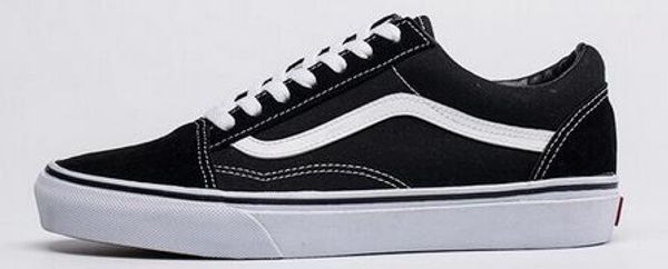 

Классика Черный Белый Старый Skool Скейтборд Обувь Мужчины Женщины Низкие Вырезать