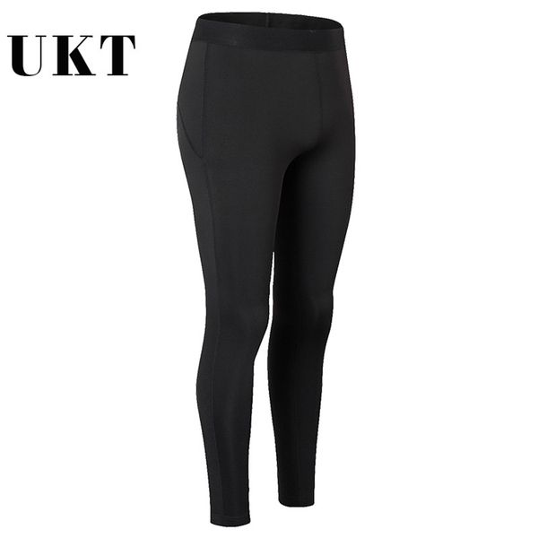 

ukt brand running pant women high waist winter keep warm slim skinny elastic leggings exercise training sports workout trouser, Black;blue