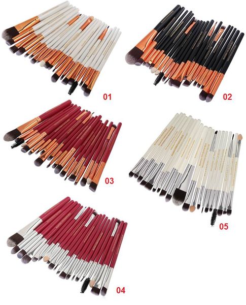 

20pcs professional makeup brushes set powder foundation eyeshadow make up brushes cosmetics soft synthetic hair