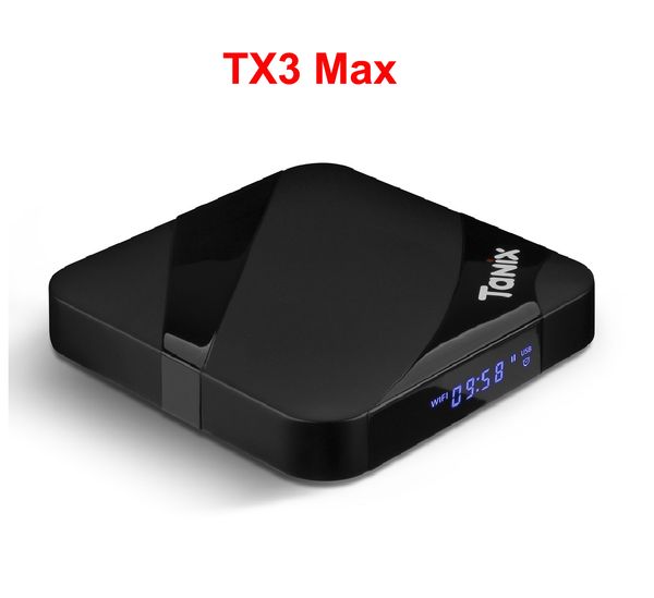 

tanix tx3 max 2gb 16gb bt4.1 android 9.0 tv box amlogic s905w quad core set top box tx3max