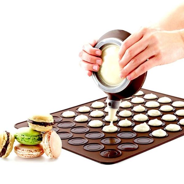 2019 48 Holes Silicone Mat Macaron Silicone Baking Mat Non Stick