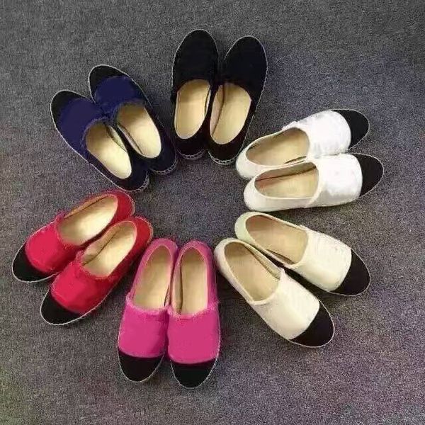 

Cassic Summer Sandals Luxury brand Espadrilles Fisherman shoe Low heel Genuine leather Leisure shoes Many color size 35-42