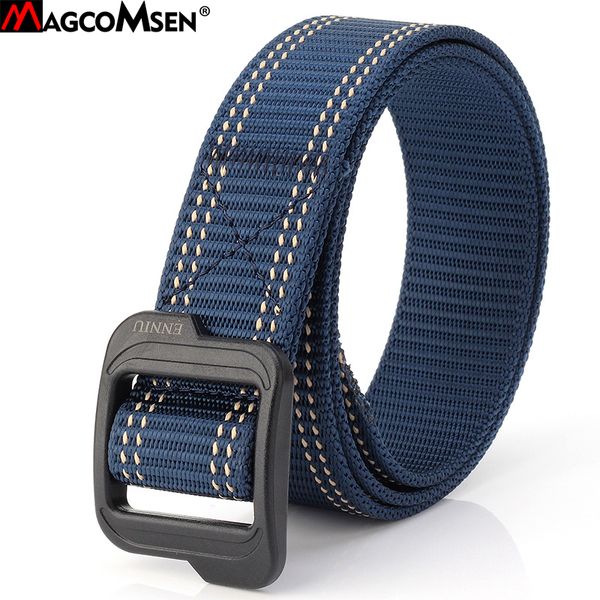 

magcomsen automatic buckle nylon belt male army tactical belt jeans canvas mens waistband belts men straps cummerbunds ag-bll-09, Black;brown
